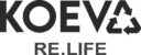logo koeva sostenible negro